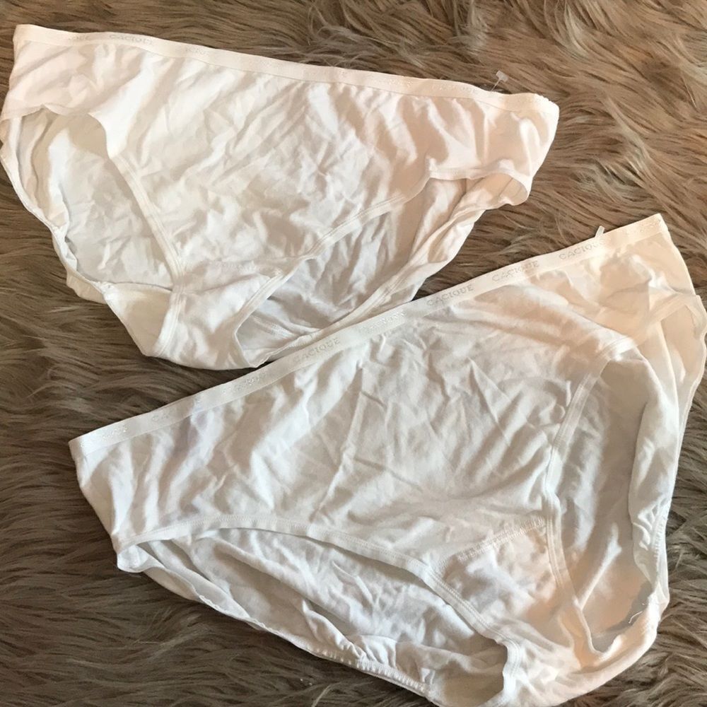 Lot of 2 Lane Bryant Cacique Cotton hipster Panty